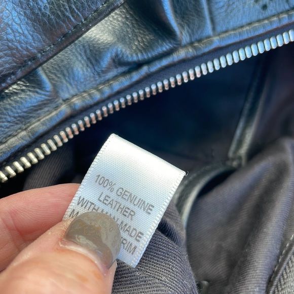 Genuine leather shoulder bag handbag purse like new - Picture 11 of 11